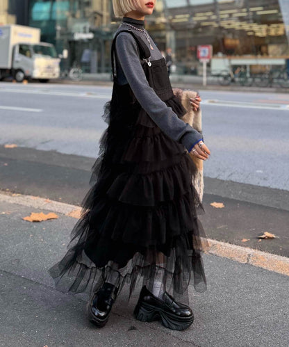 w closet 荷葉邊多層吊帶裙 - Image 34