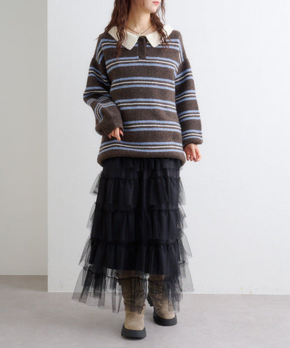 w closet 荷葉邊多層吊帶裙 - Image 35