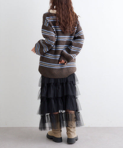 w closet 荷葉邊多層吊帶裙 - Image 38