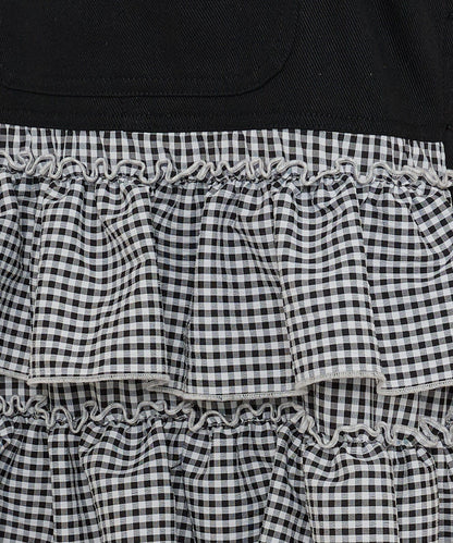 w closet 荷葉邊多層吊帶裙 - Image 71