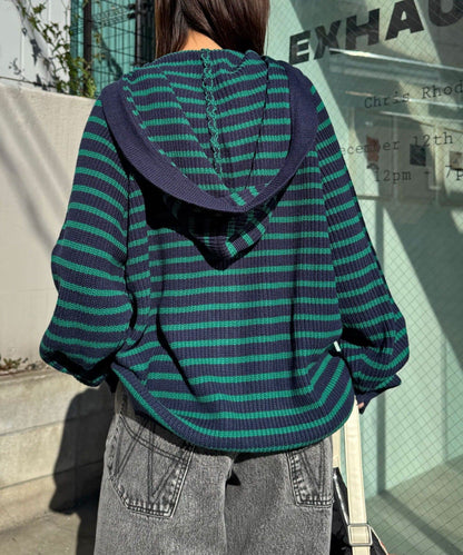 CIAOPANIC Ruffle邊帽Double Zip Knit Hoodie - Image 32