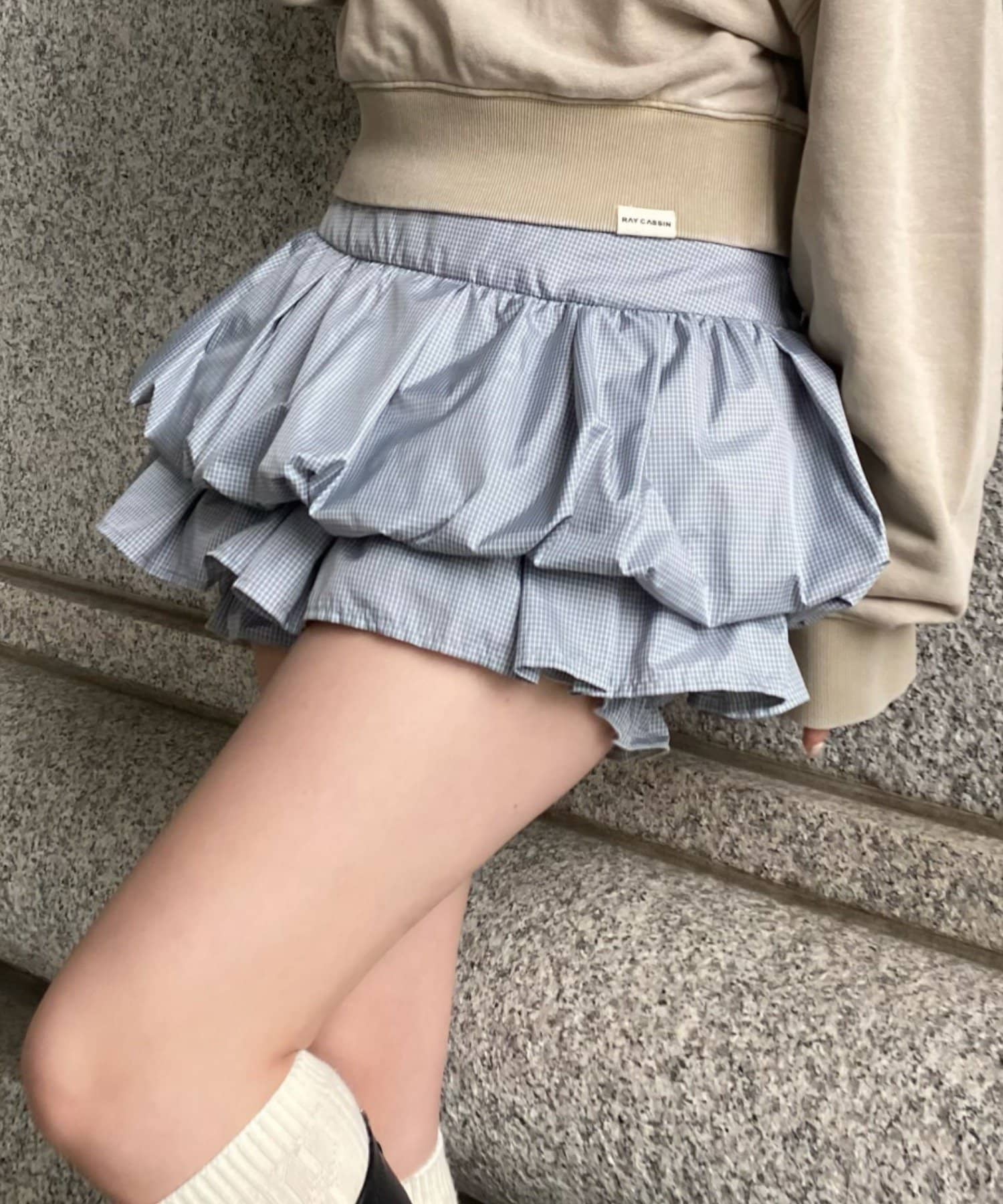 RAY CASSIN 多層氣球裙 - Image 41