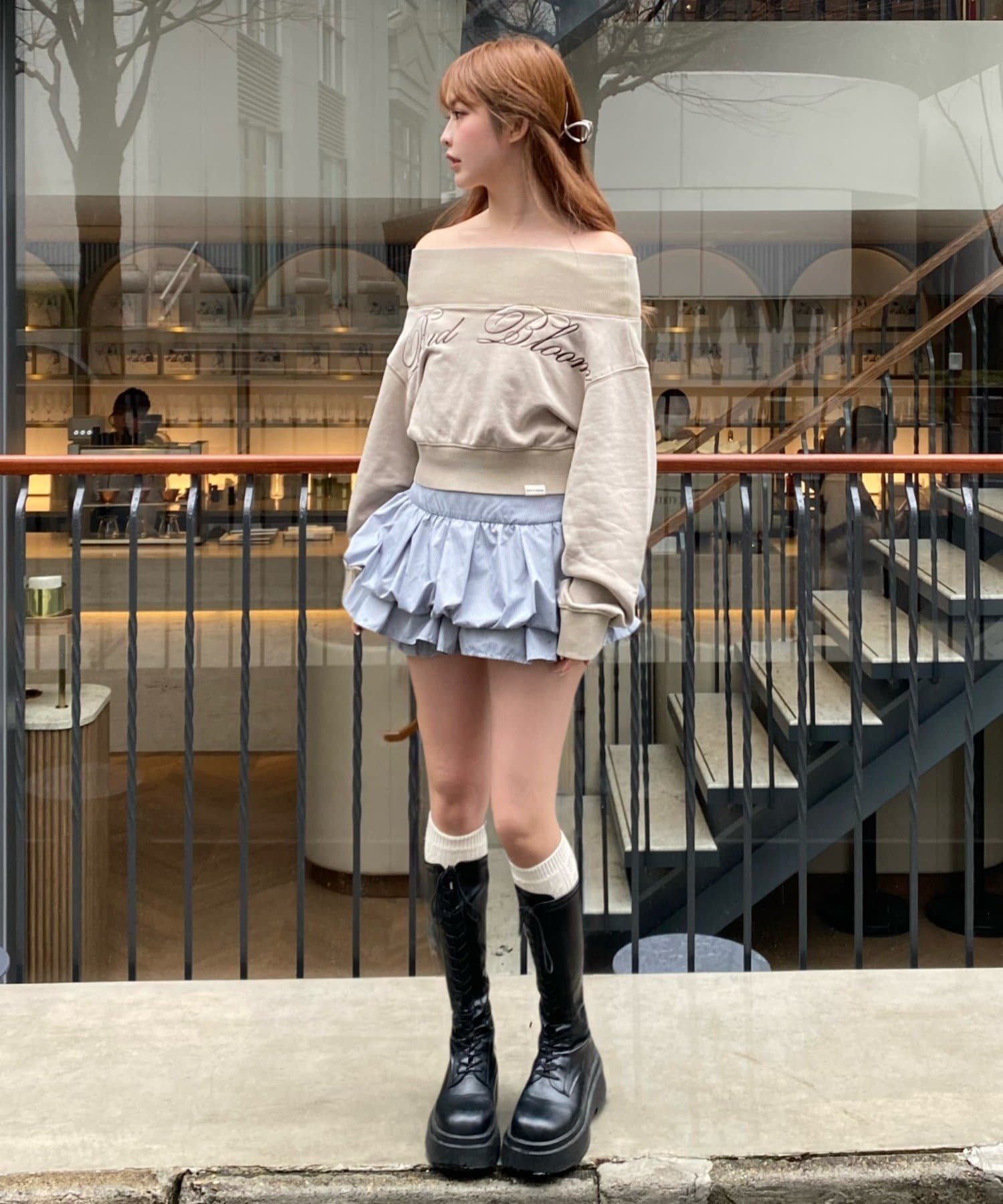 RAY CASSIN 多層氣球裙 - Image 42