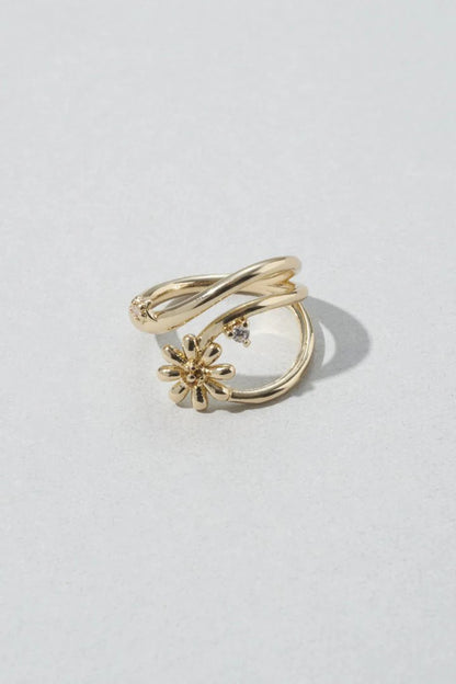 GOLDY Daisy Ring
