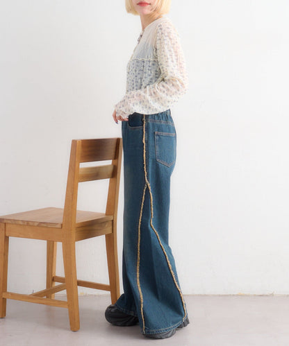 w closet 碎花拼接Tee - Image 15