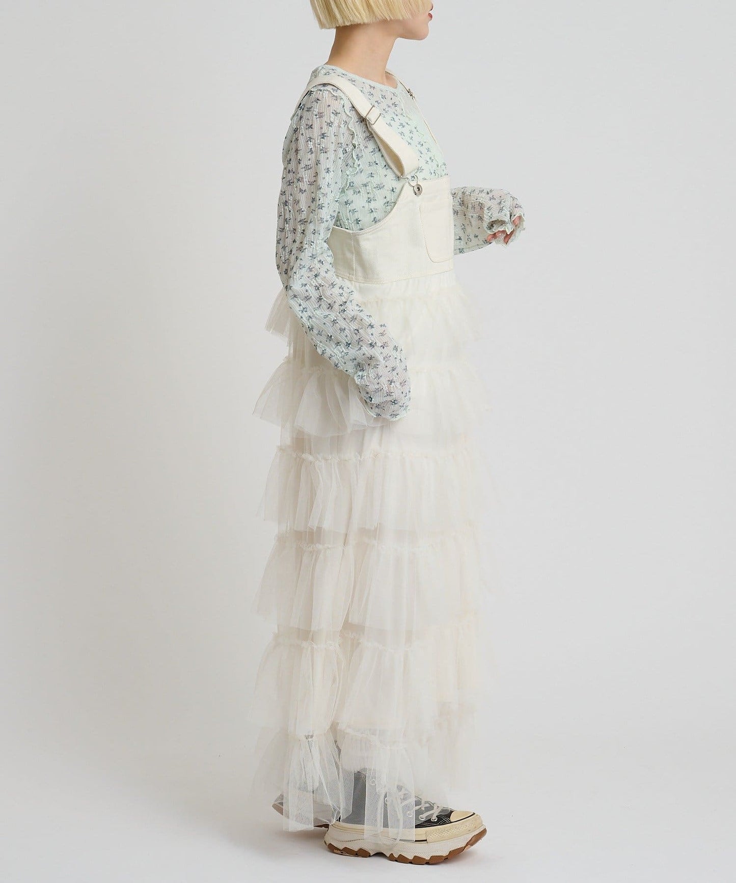 w closet 碎花拼接Tee - Image 26