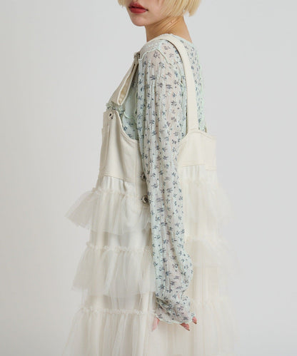 w closet 碎花拼接Tee - Image 29