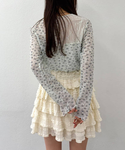 w closet 碎花拼接Tee - Image 32