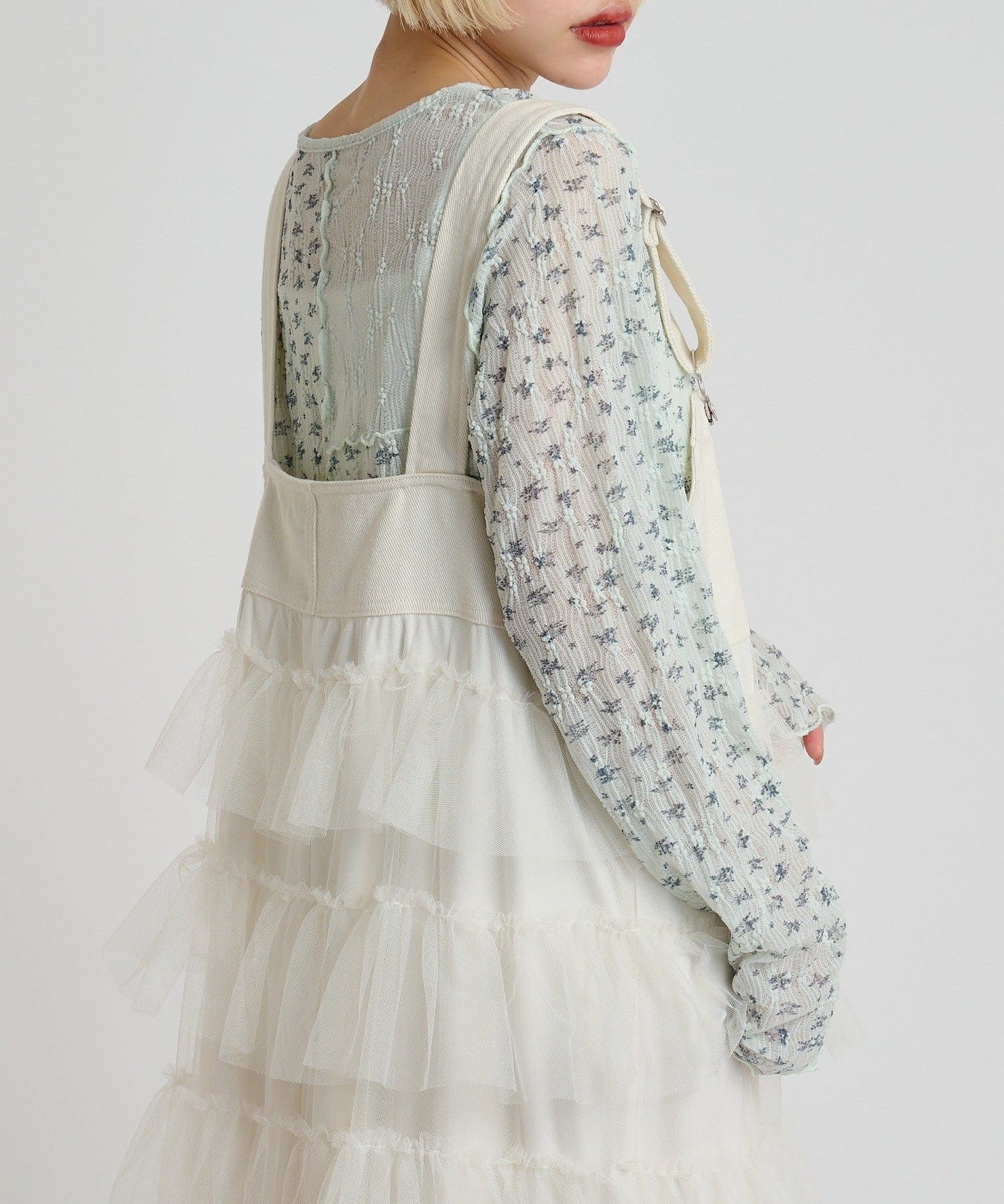 w closet 碎花拼接Tee - Image 22