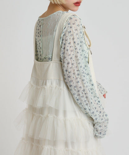 w closet 碎花拼接Tee - Image 22