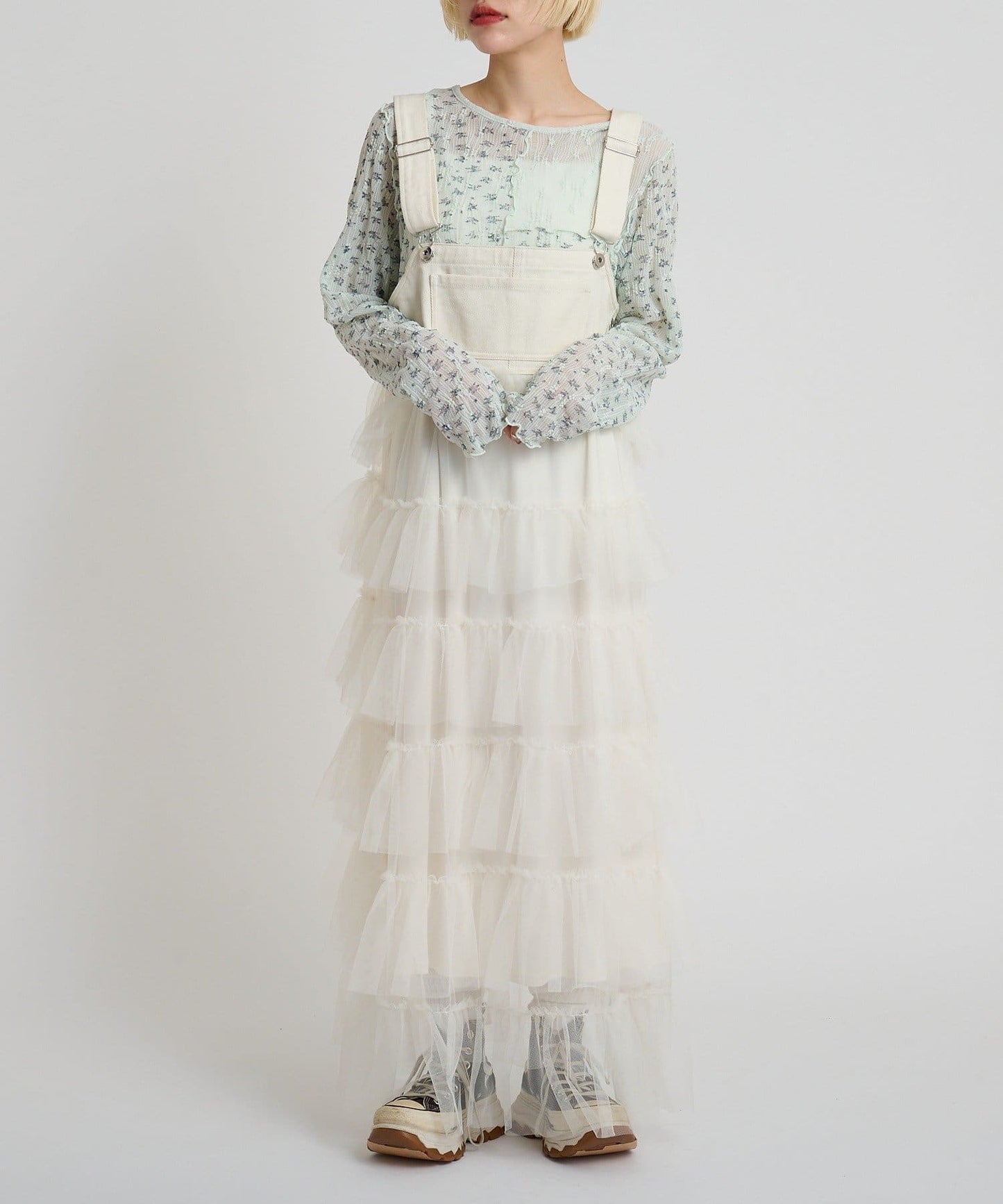 w closet 碎花拼接Tee - Image 25