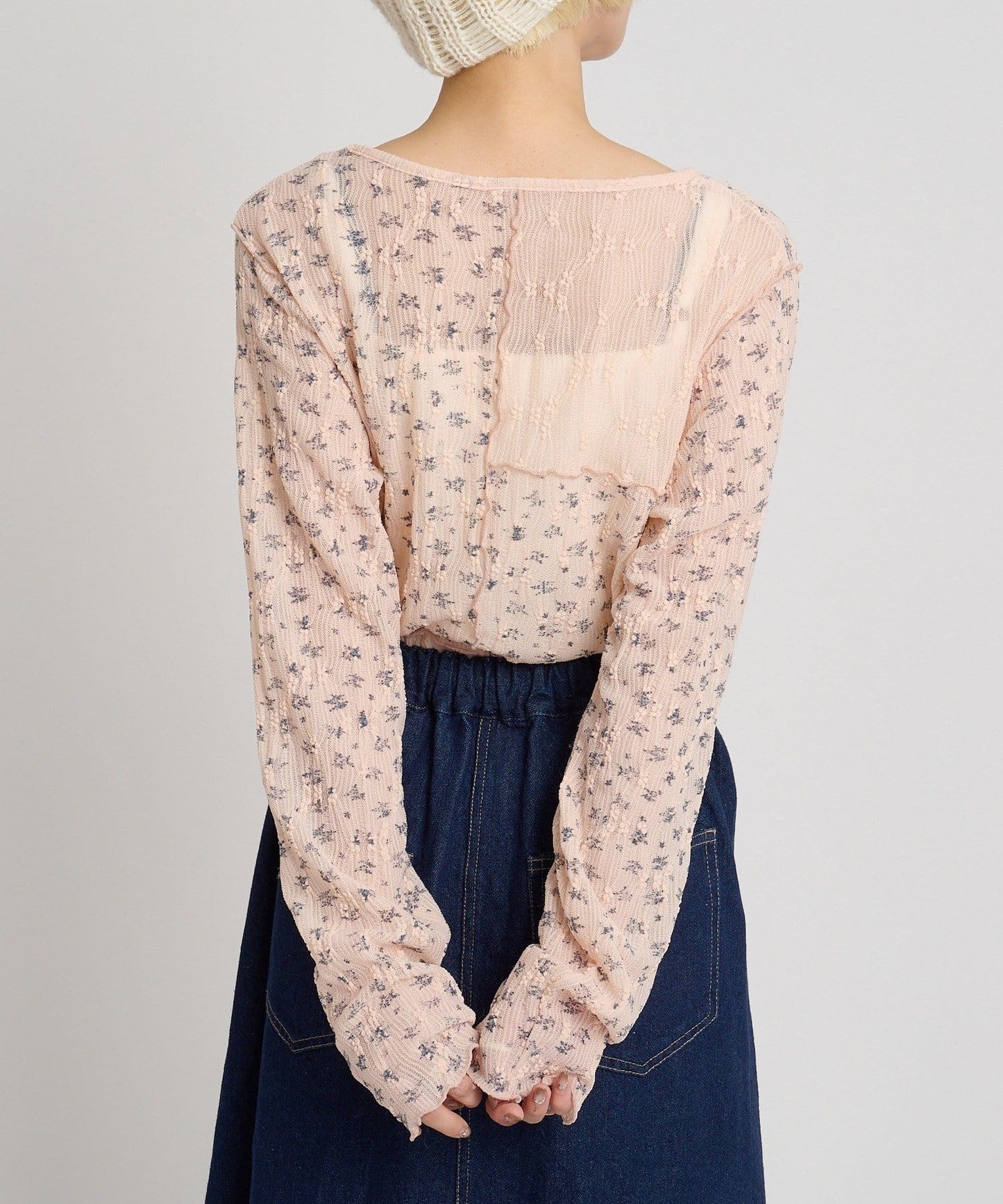 w closet 碎花拼接Tee - Image 38