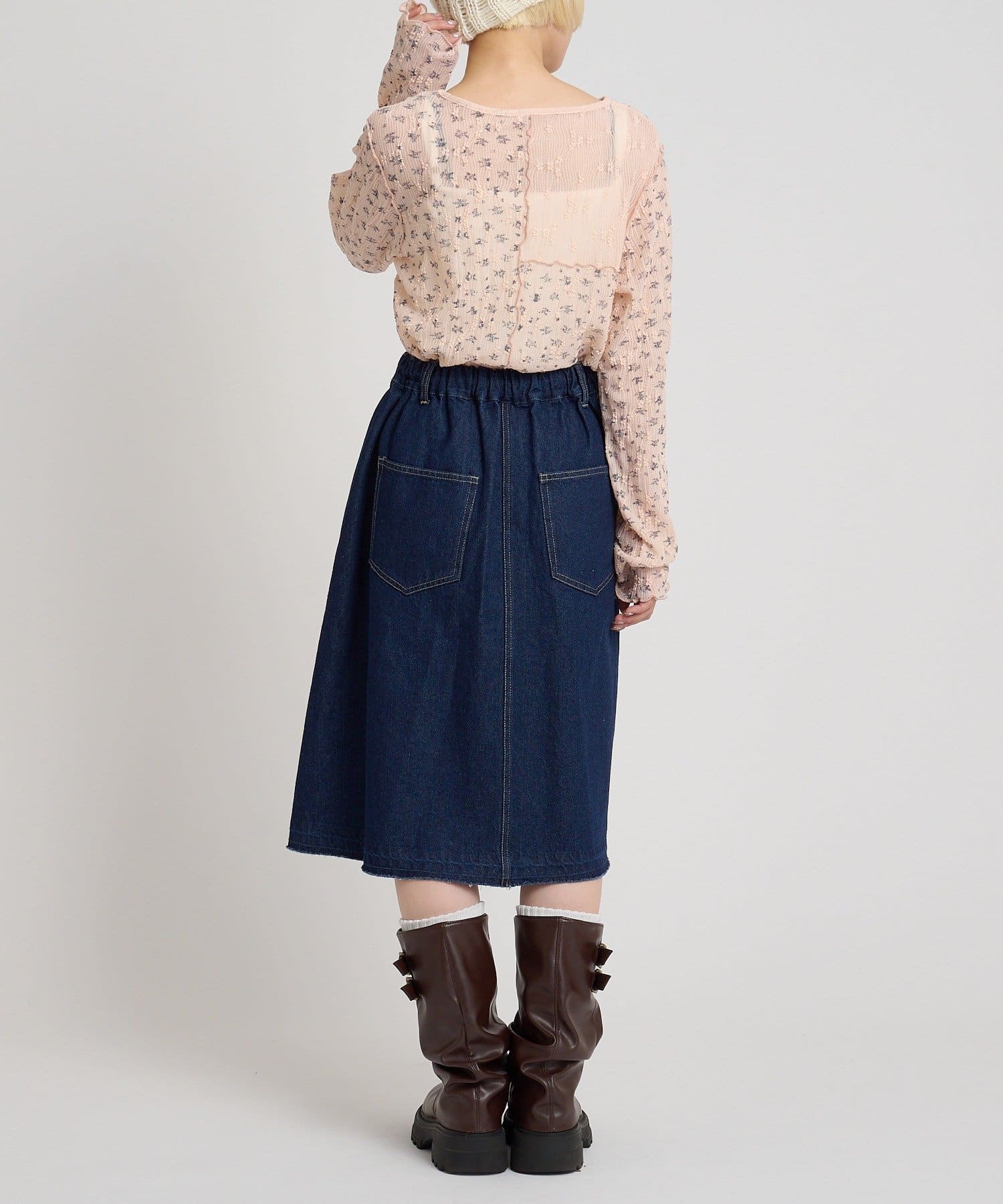 w closet 碎花拼接Tee - Image 42