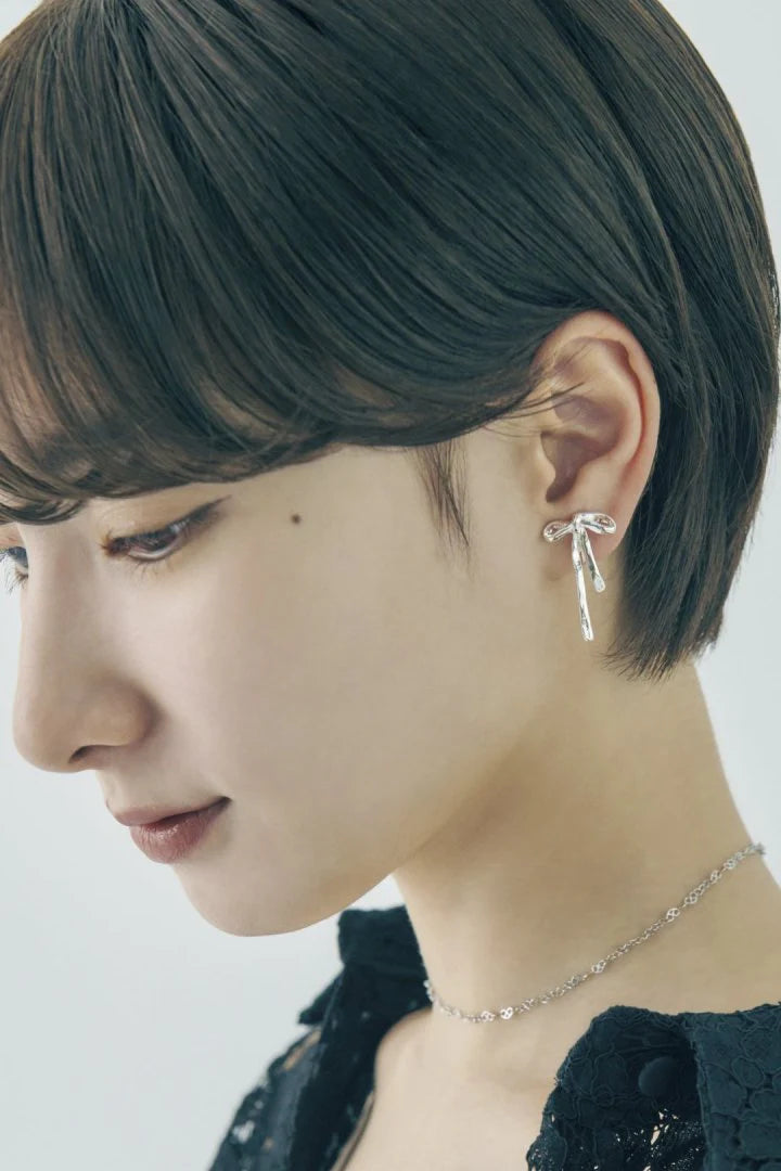 GOLDY slim Ribbon Earrings
