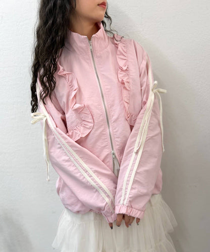 [人氣款2026 version] w closet Frilled nylon blouson - Image 43
