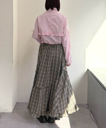 [人氣款2026 version] w closet Frilled nylon blouson - Image 41