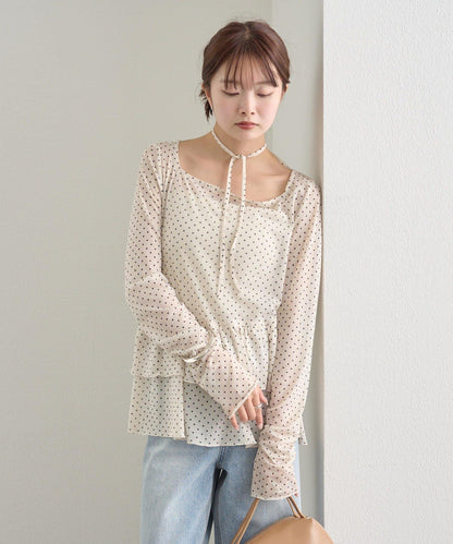 mystic sheer layering top with choker - Image 12