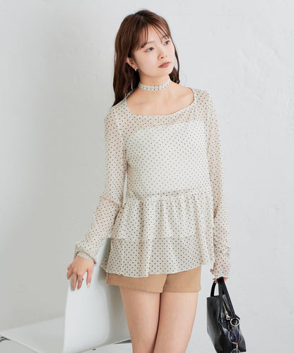 mystic sheer layering top with choker - Image 16