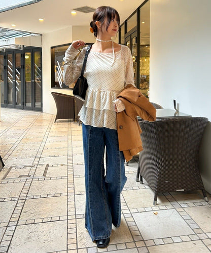 mystic sheer layering top with choker - Image 20