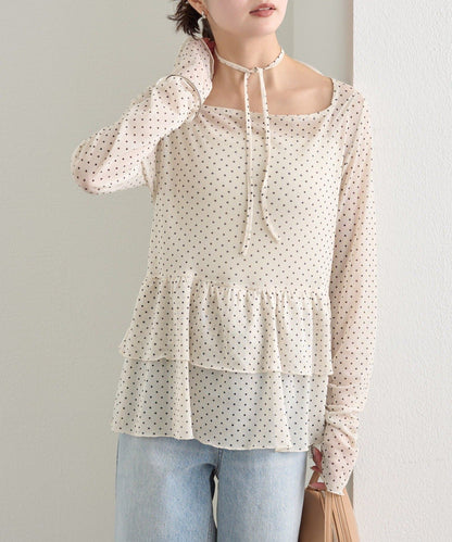 mystic sheer layering top with choker - Image 4