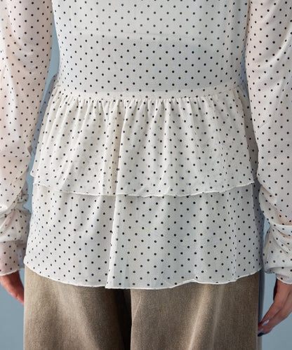 mystic sheer layering top with choker - Image 29