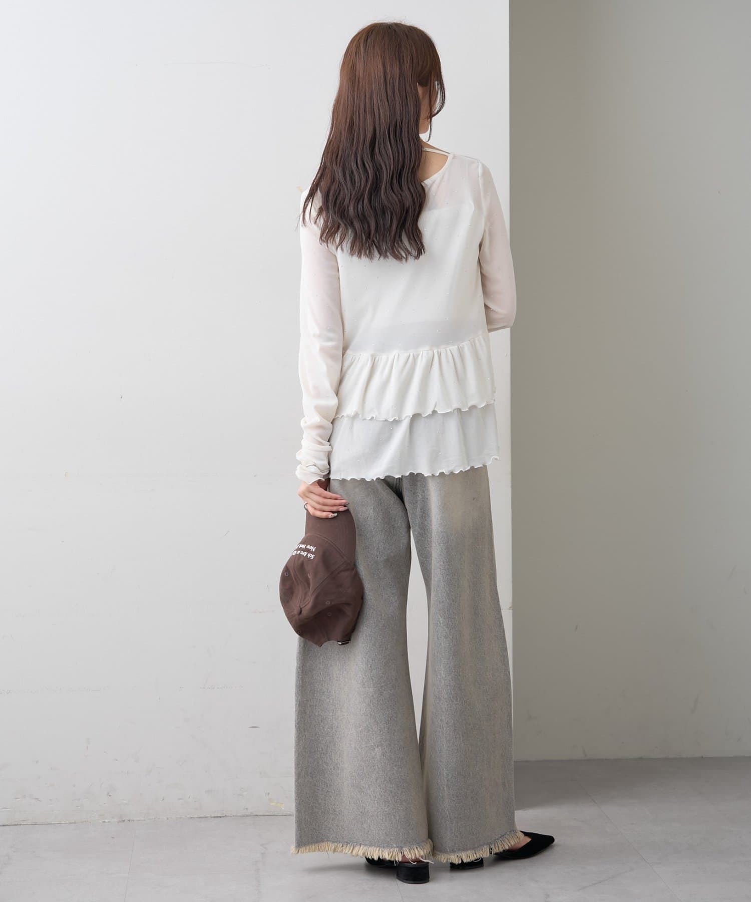 mystic sheer layering top with choker - Image 40