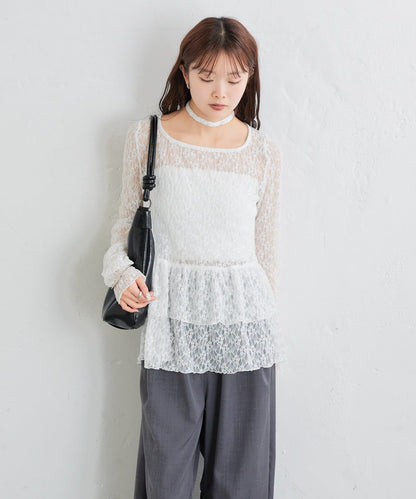 mystic sheer layering top with choker - Image 63