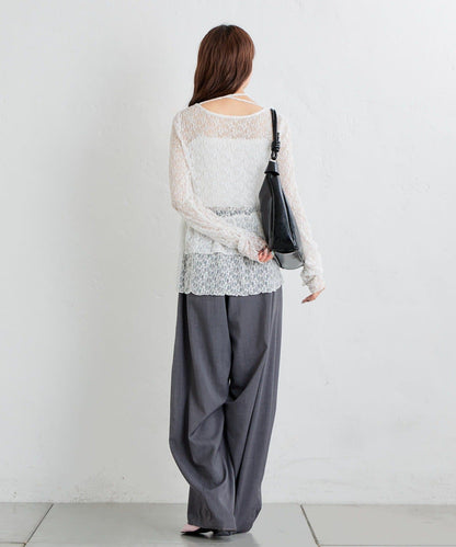 mystic sheer layering top with choker - Image 64