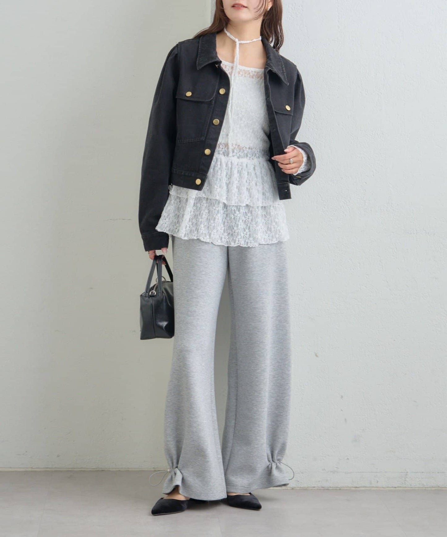 mystic sheer layering top with choker - Image 67