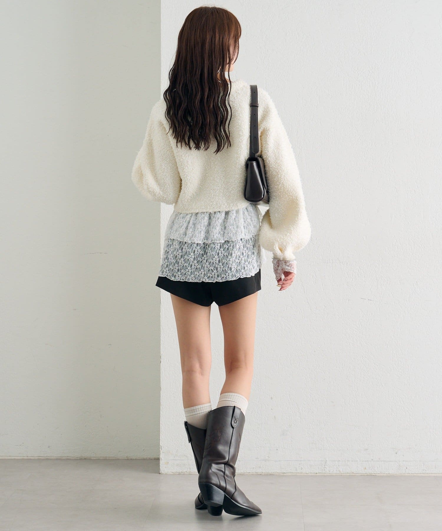mystic sheer layering top with choker - Image 74