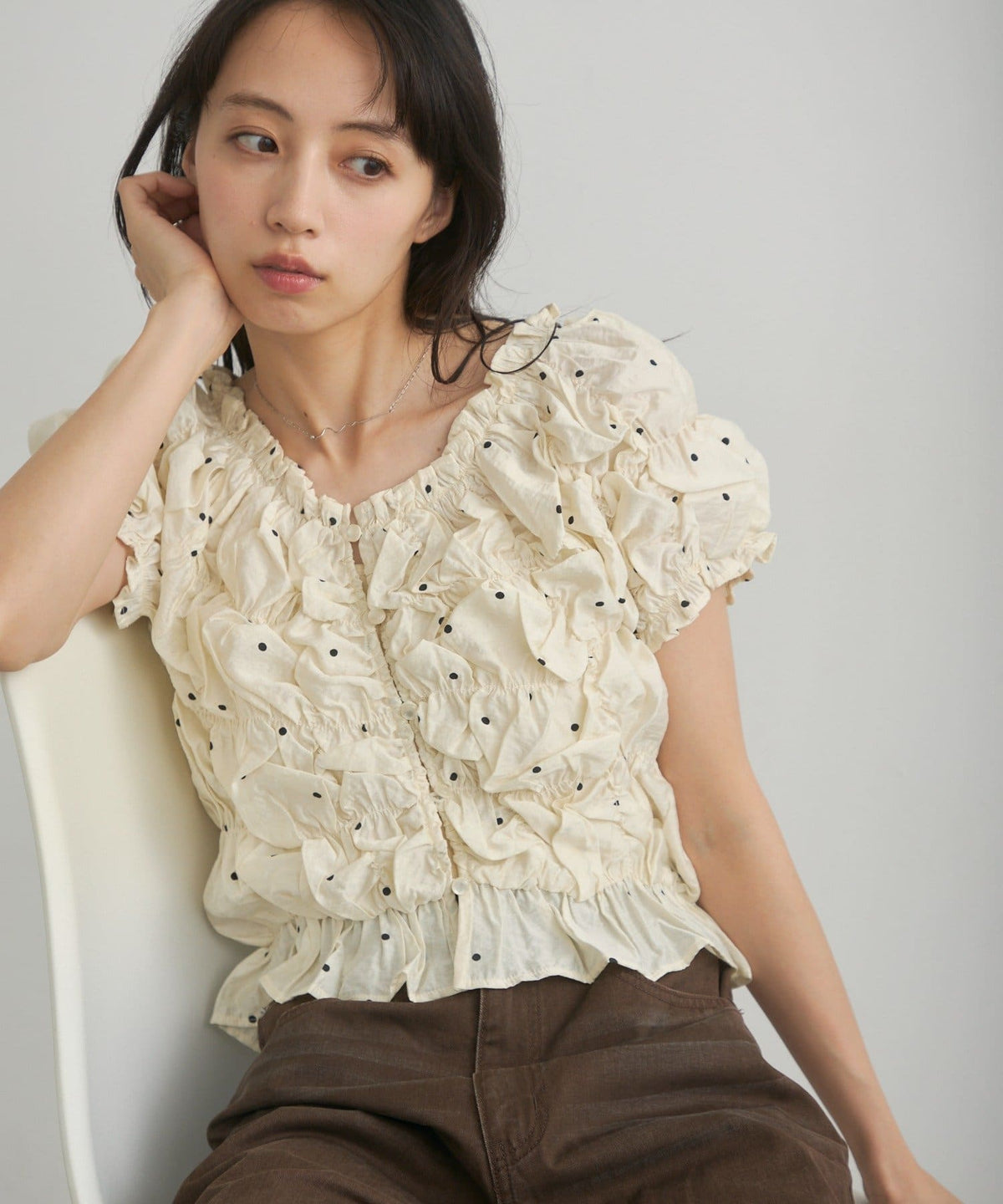 Kastane Crinkled blouse - Image 3