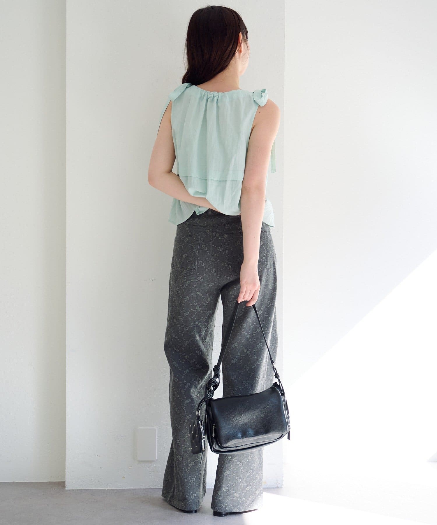 Kastane [Straight] floral embroidered denim - Image 14