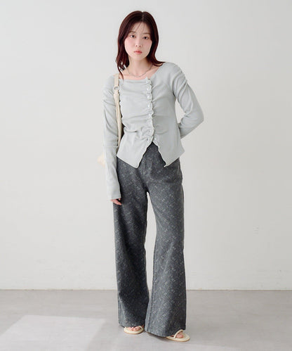 Kastane [Straight] floral embroidered denim - Image 16