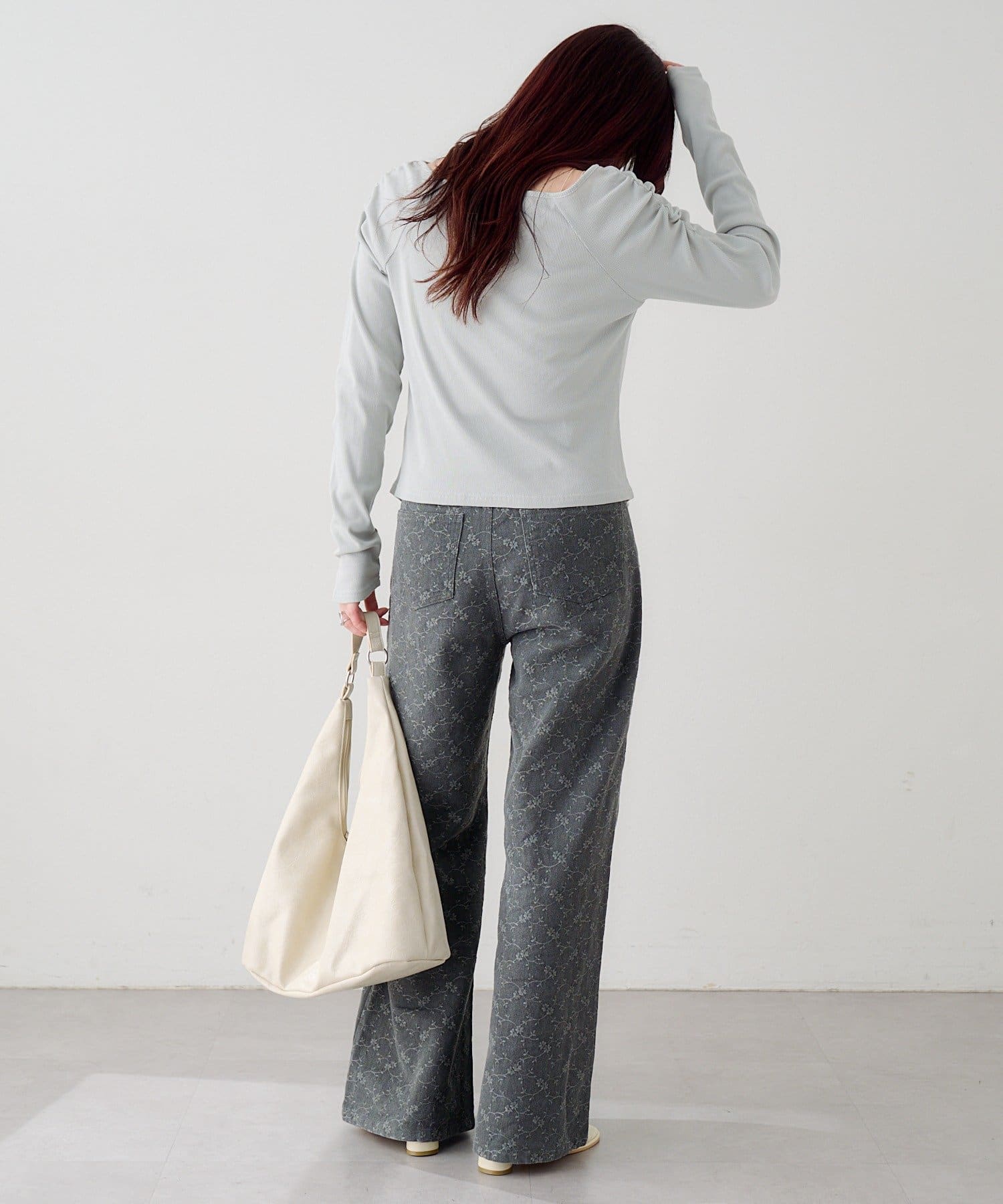 Kastane [Straight] floral embroidered denim - Image 17