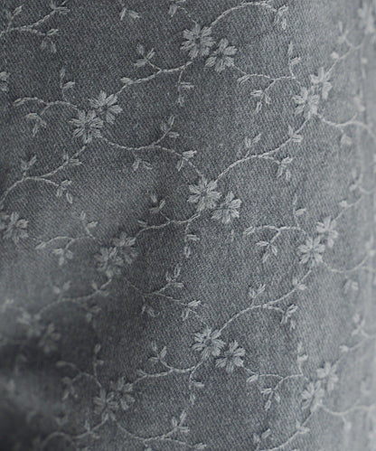 Kastane [Straight] floral embroidered denim - Image 21