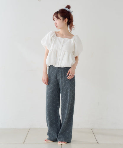 Kastane [Straight] floral embroidered denim - Image 24