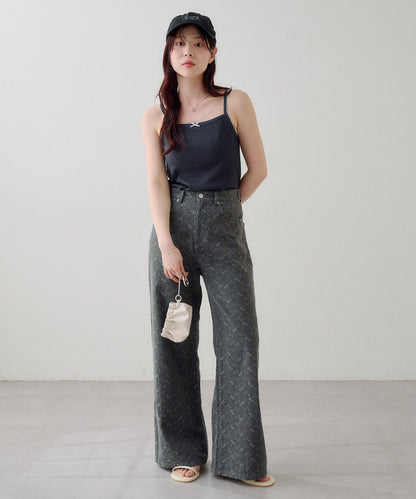 Kastane [Straight] floral embroidered denim - Image 25