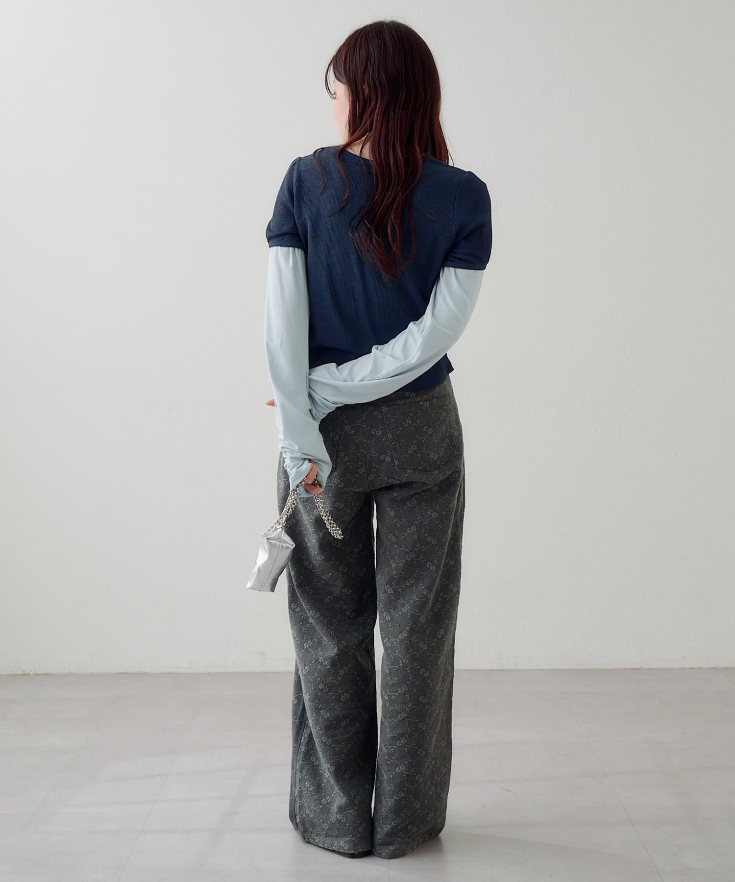 Kastane [Straight] floral embroidered denim - Image 32