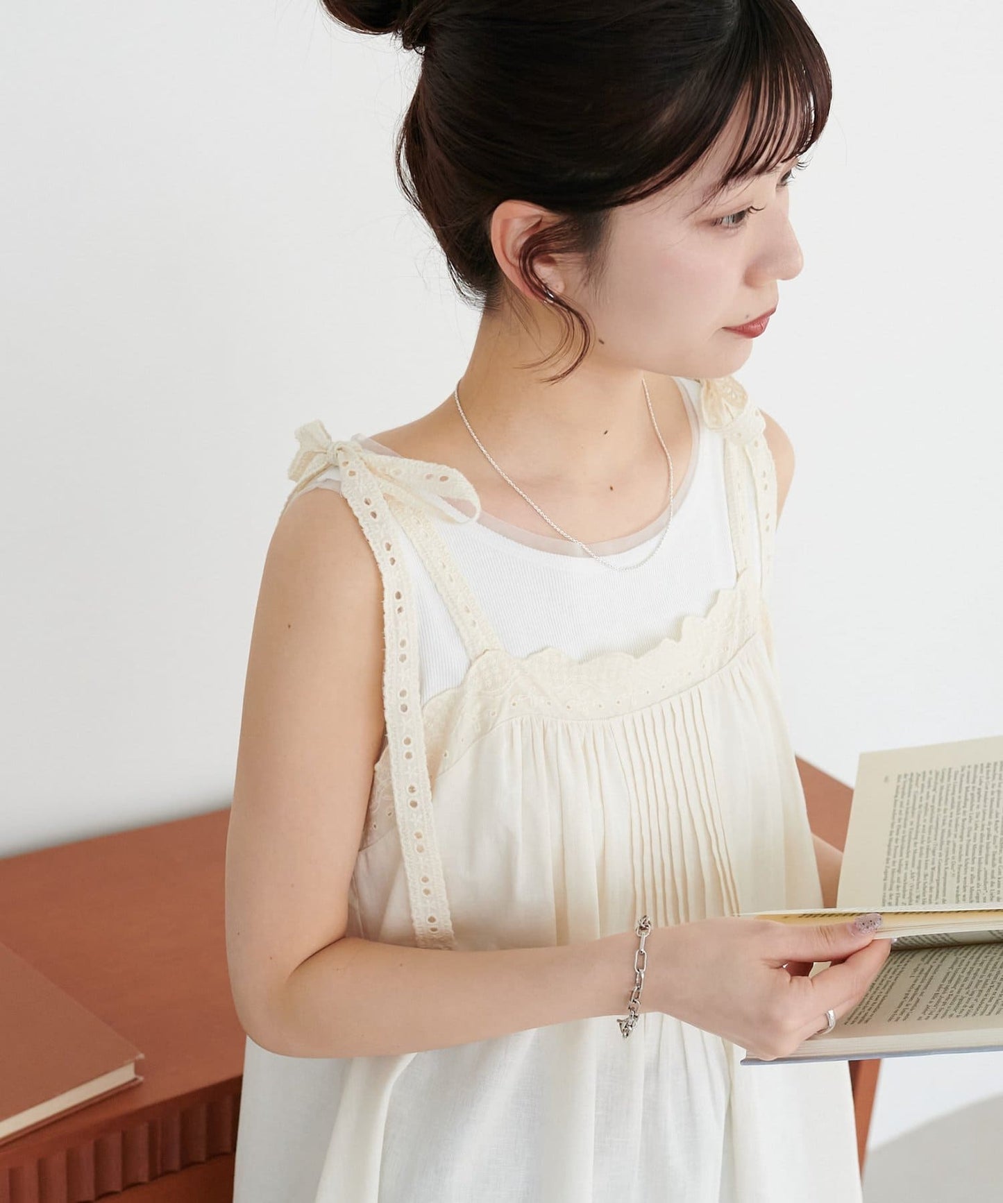 DISCOAT 印度棉 ribbon lace tunic - Image 5