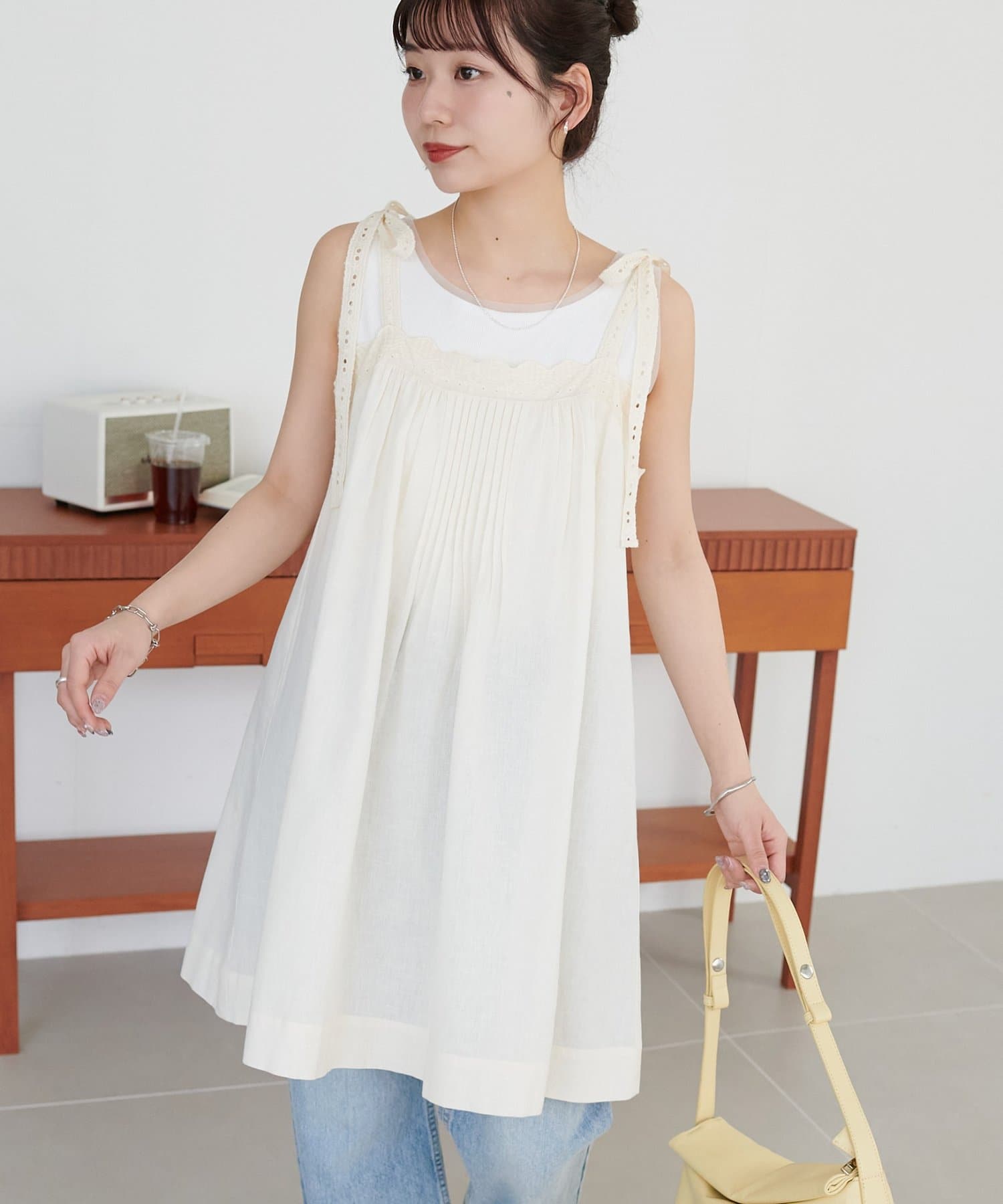 DISCOAT 印度棉 ribbon lace tunic - Image 6
