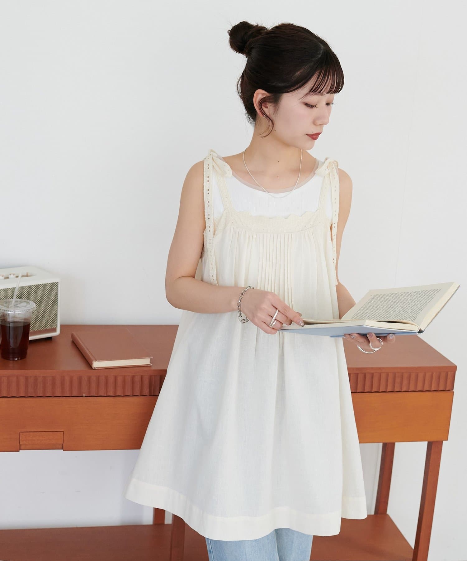 DISCOAT 印度棉 ribbon lace tunic - Image 7