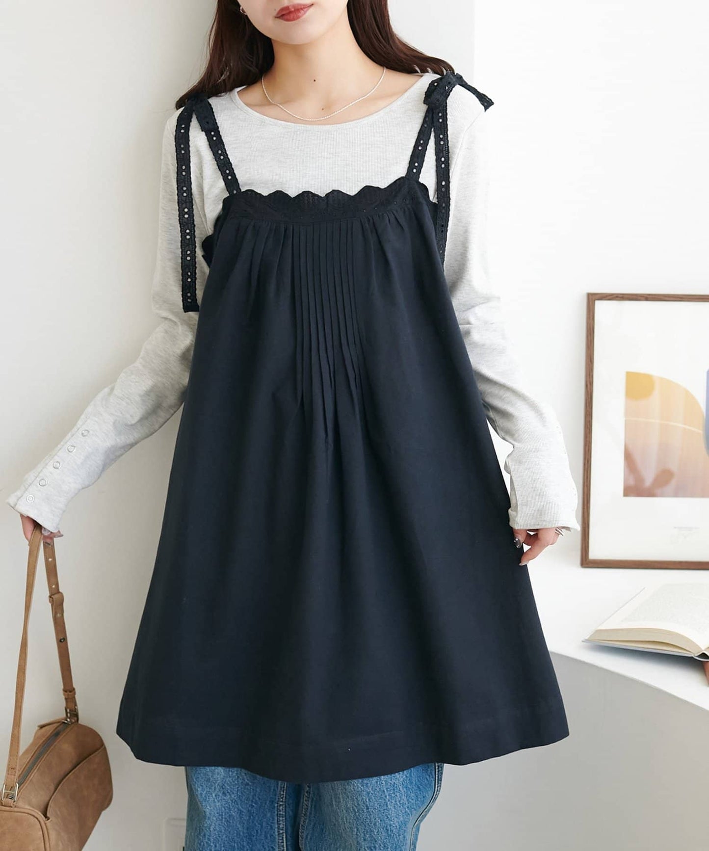 DISCOAT 印度棉 ribbon lace tunic - Image 1