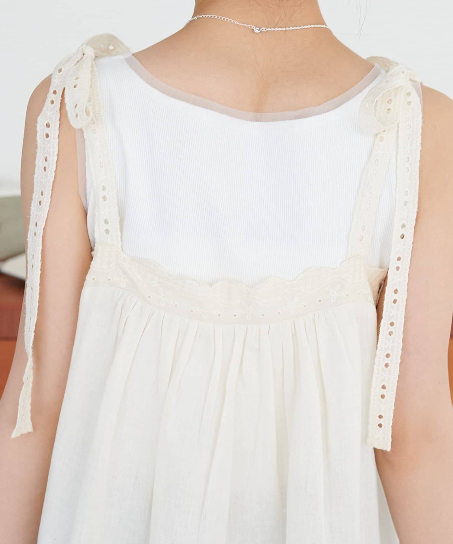 DISCOAT 印度棉 ribbon lace tunic - Image 32