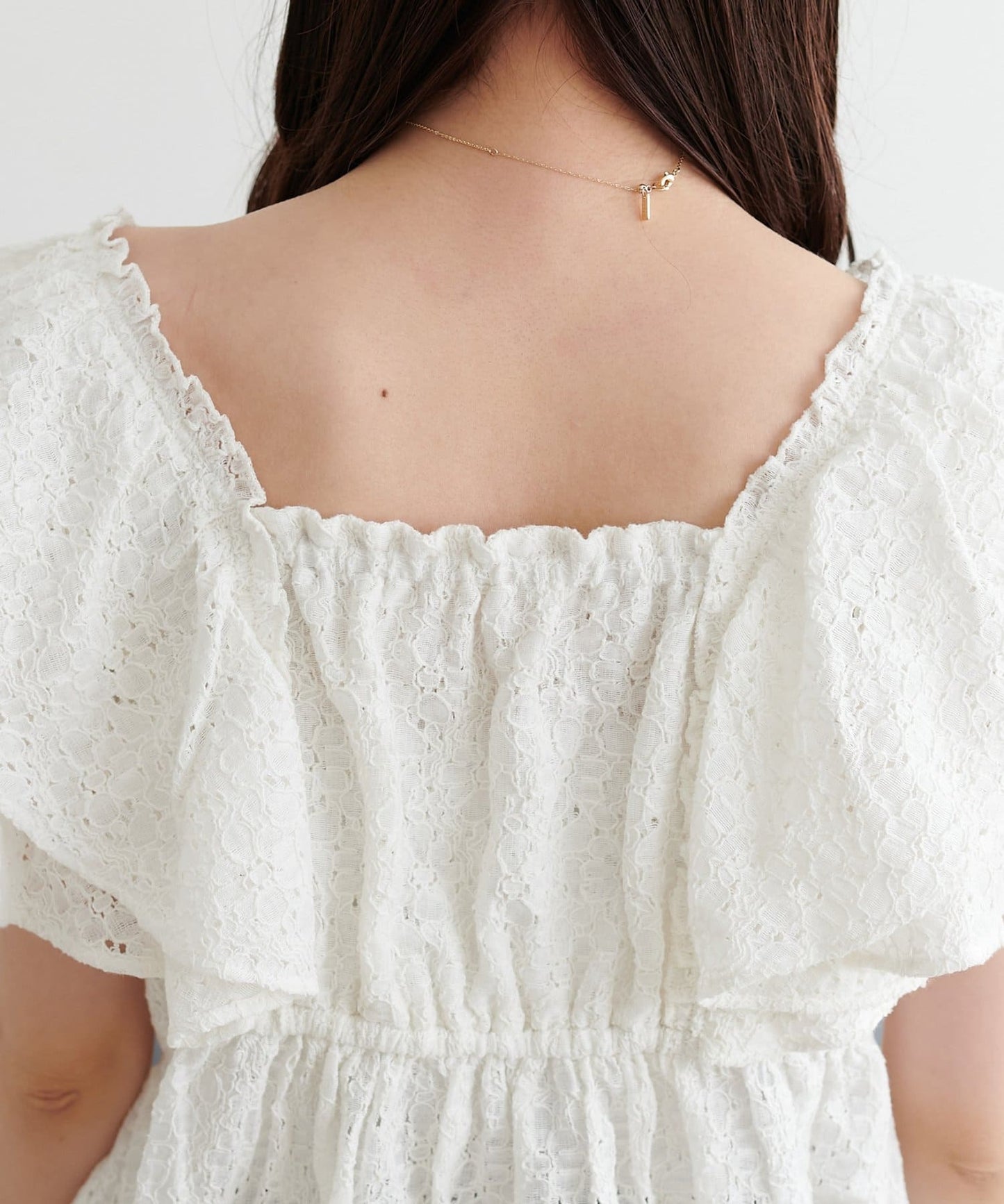 Discoat Lace 荷葉邊 blouse - Image 33
