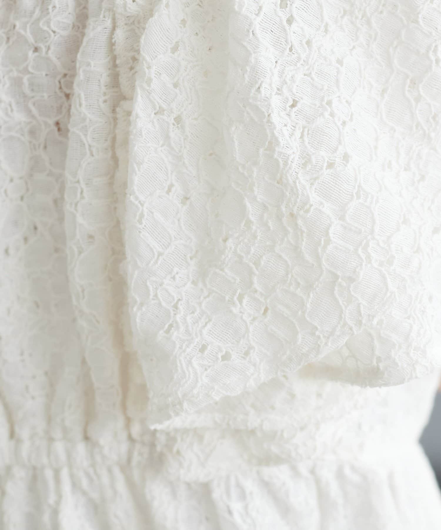 Discoat Lace 荷葉邊 blouse - Image 35