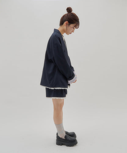 umm. By Discoat Lace下擺西裝外套 - Image 34