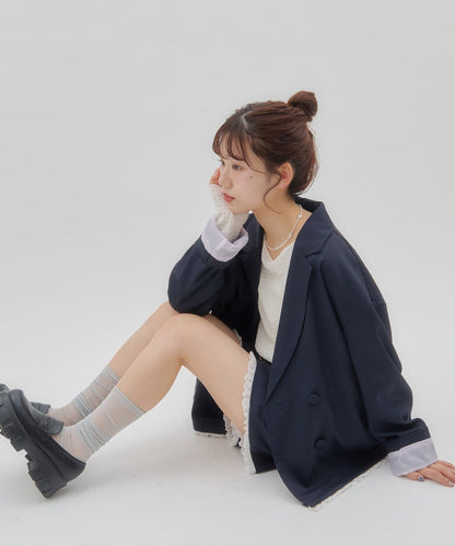 umm. By Discoat Lace下擺西裝外套 - Image 36
