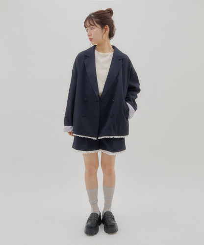 umm. By Discoat Lace下擺西裝外套 - Image 29
