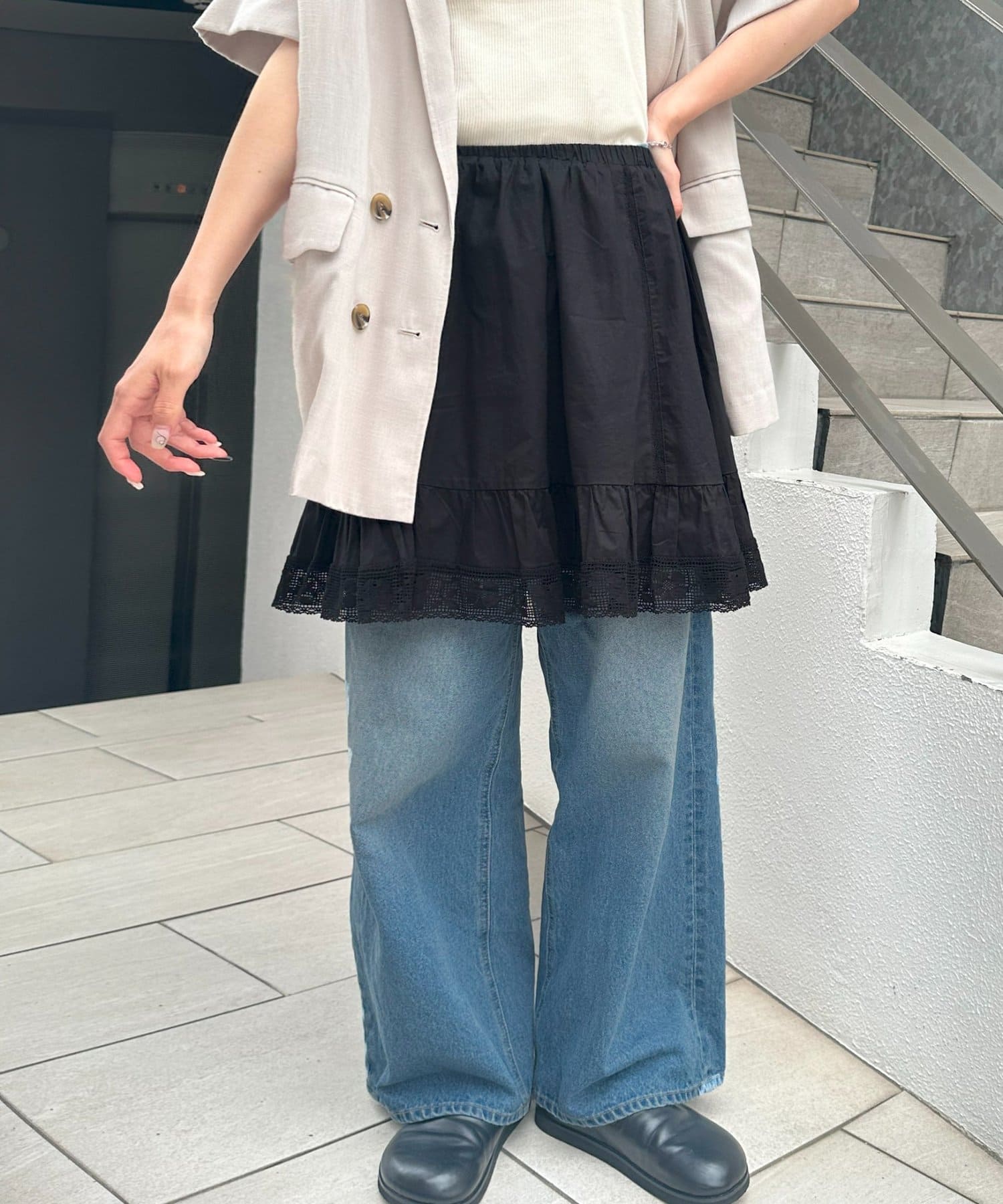 umm. By Discoat 2WAY 可做TOP 嘅裙 - Image 2