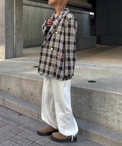 HELLO.SANFRANCISCO 花花紐扣格紋外套 - Image 9